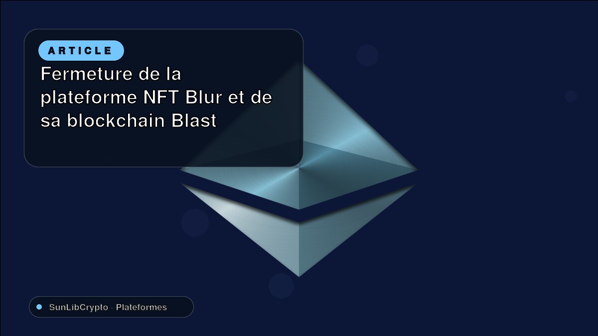 Fermeture de la plateforme NFT Blur et de sa blockchain Blast