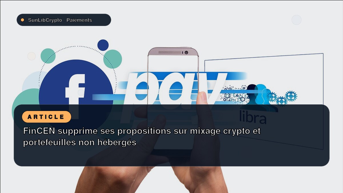 FinCEN supprime ses propositions sur mixage crypto et portefeuilles non hébergés