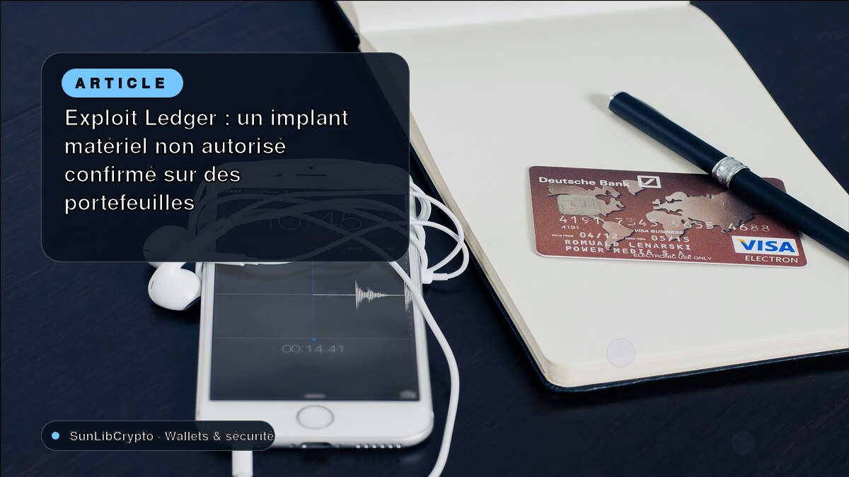 Exploit Ledger : un implant matériel non autorisé confirmé sur des portefeuilles