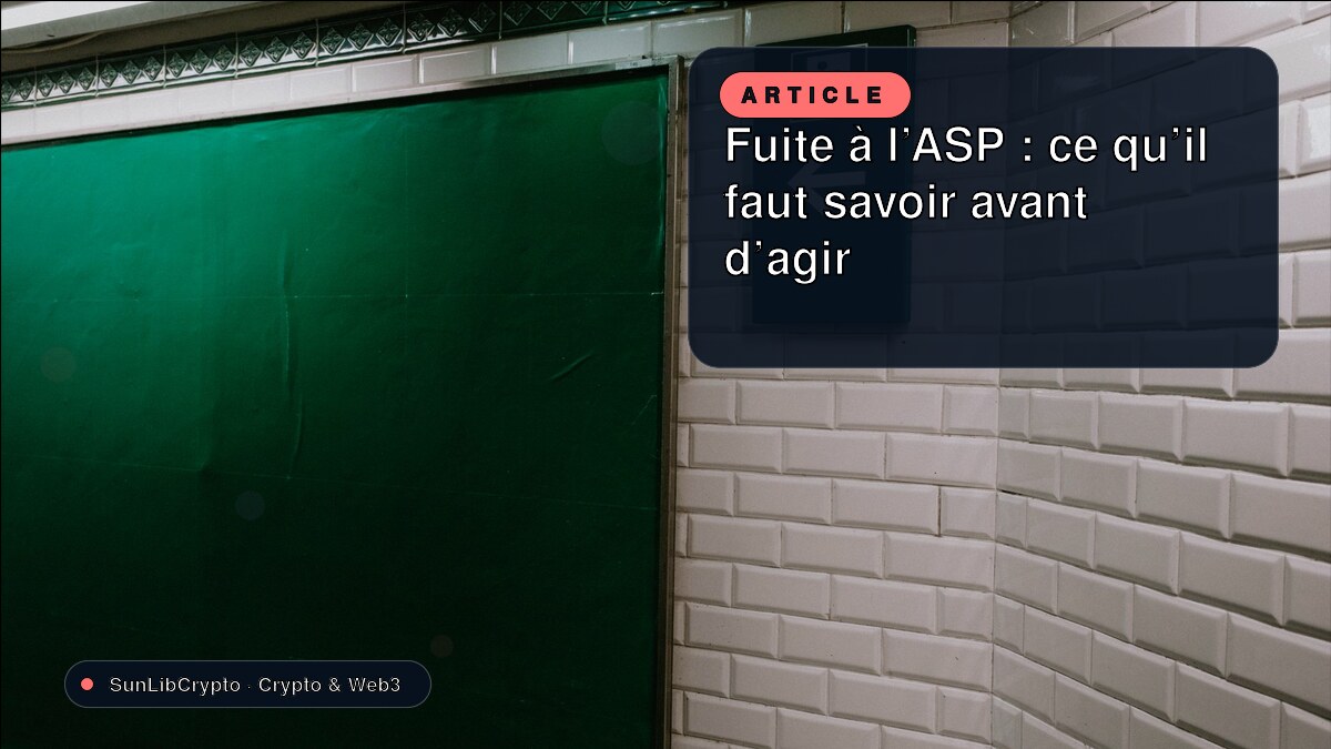 Fuite à l’ASP : ce qu’il faut savoir avant d’agir