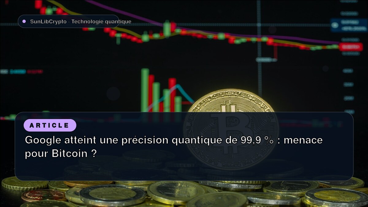 Google atteint une précision quantique de 99,9 % : menace pour Bitcoin ?
