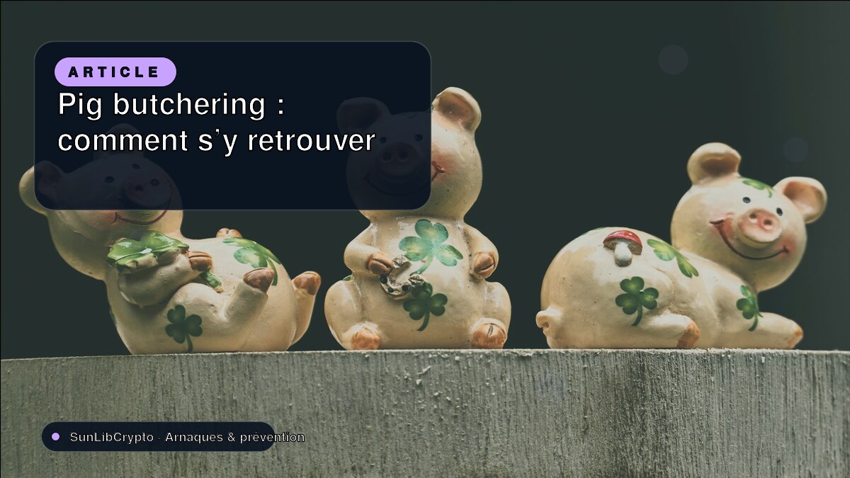 Pig butchering : comment s’y retrouver