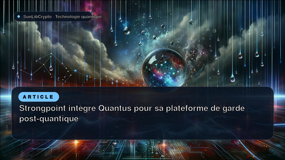 Strongpoint intègre Quantus pour sa plateforme de garde post-quantique