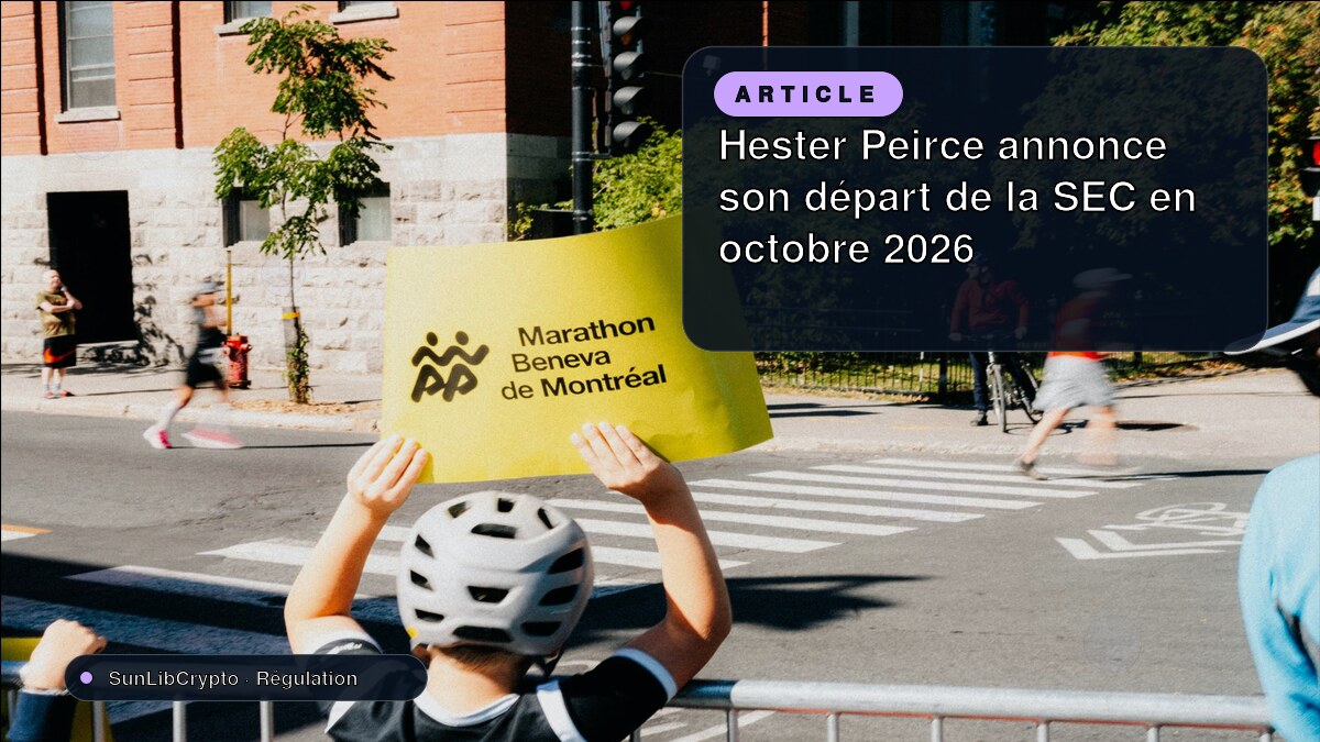 Hester Peirce annonce son départ de la SEC en octobre 2026