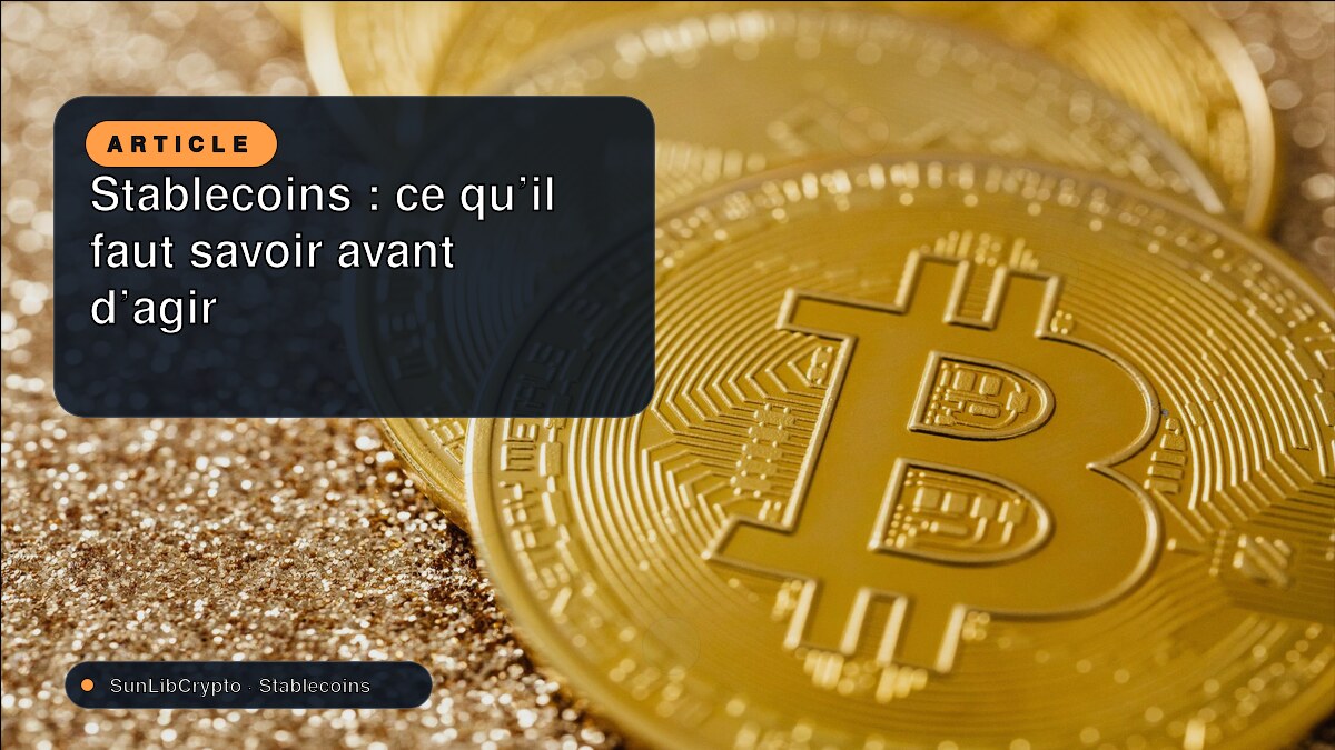 Stablecoins : ce qu’il faut savoir avant d’agir