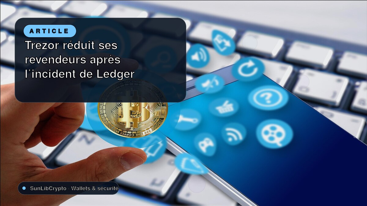 Trezor réduit ses revendeurs après l'incident de Ledger