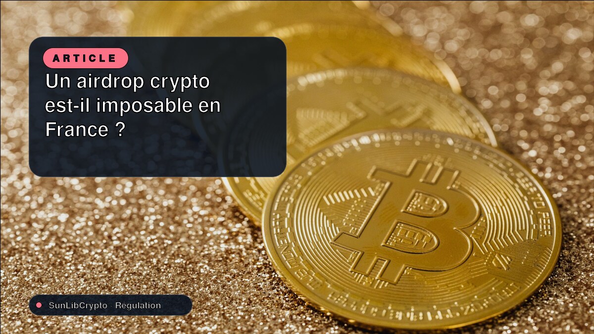 Un airdrop crypto est-il imposable en France ?
