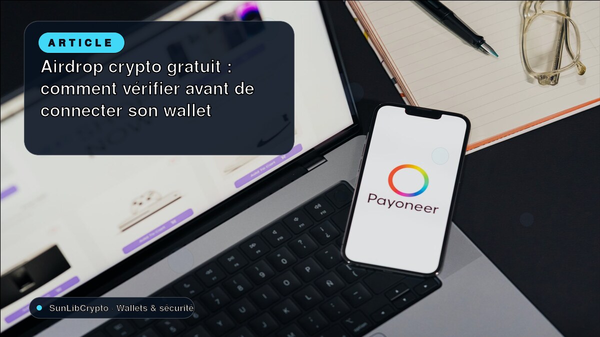 Airdrop crypto gratuit : comment vérifier avant de connecter son wallet