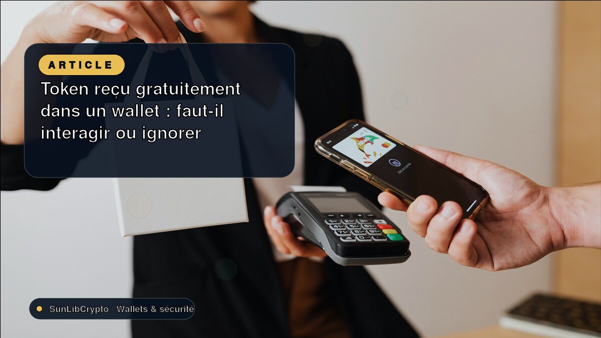 Token reçu gratuitement dans un wallet : faut-il interagir ou ignorer