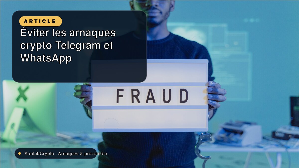 Éviter les arnaques crypto Telegram et WhatsApp