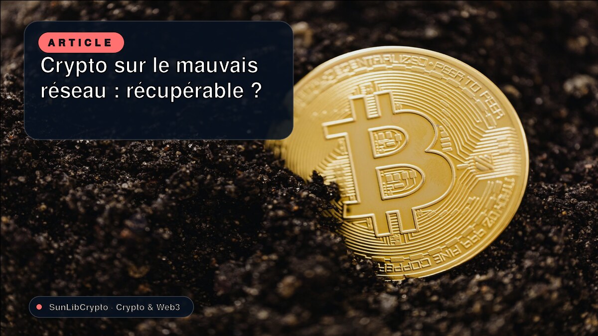 Crypto sur le mauvais réseau : récupérable ?