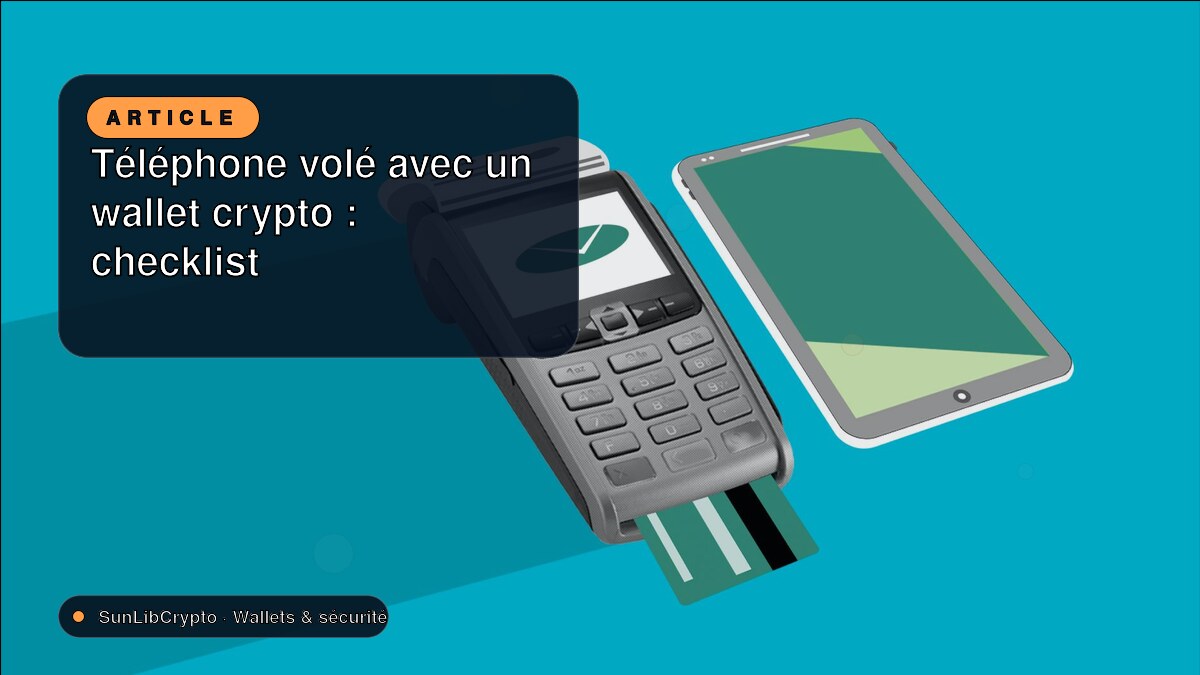 Téléphone volé avec un wallet crypto : checklist