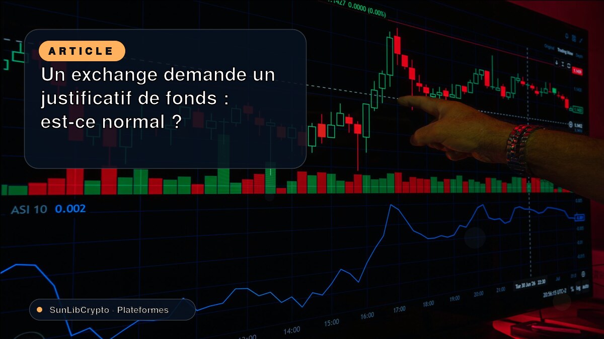 Un exchange demande un justificatif de fonds : est-ce normal ?