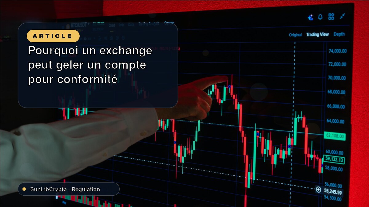 Pourquoi un exchange peut geler un compte pour conformité
