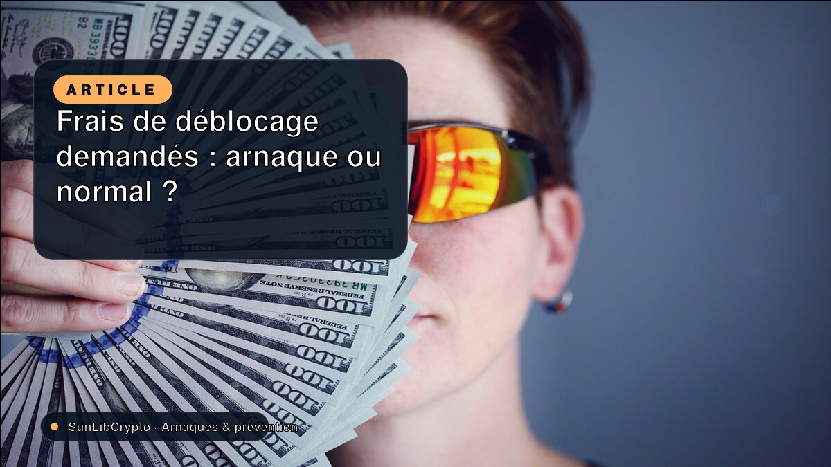 Frais de déblocage demandés : arnaque ou normal ?