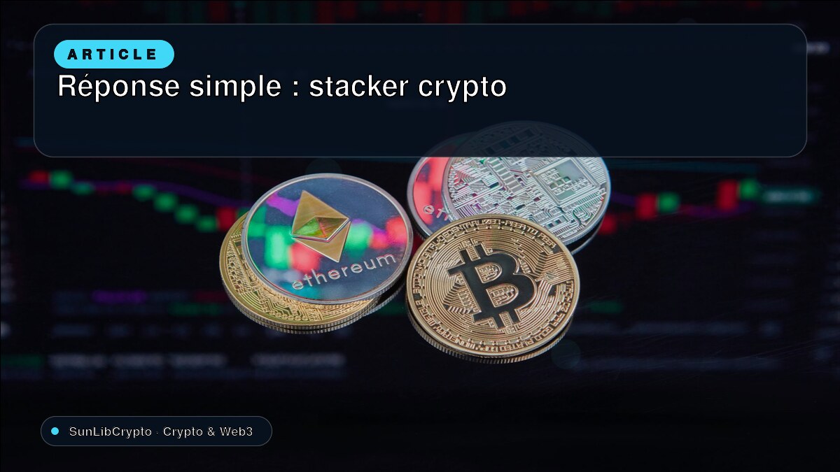 Réponse simple : stacker crypto
