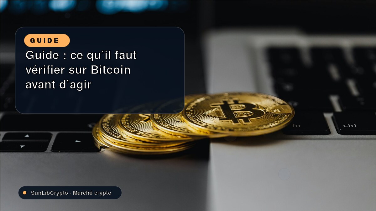 Guide : ce qu’il faut vérifier sur Bitcoin avant d’agir