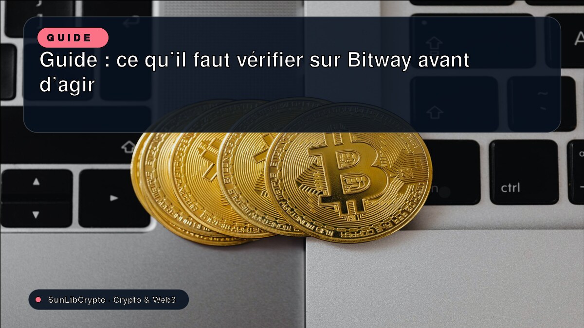 Guide : ce qu’il faut vérifier sur Bitway avant d’agir