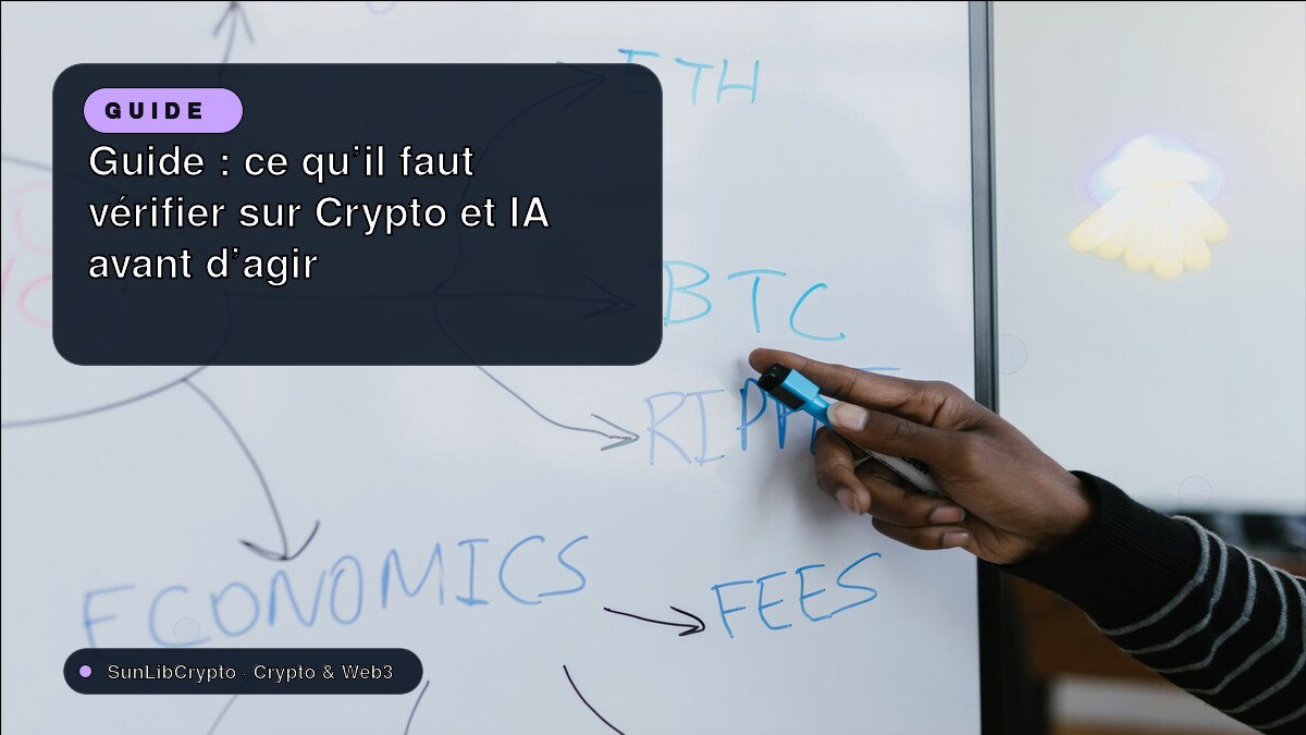 Guide : ce qu’il faut vérifier sur Crypto et IA avant d’agir