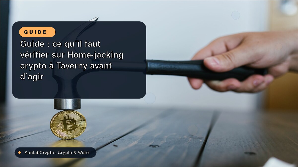 Guide : ce qu’il faut vérifier sur Home-jacking crypto à Taverny avant d’agir