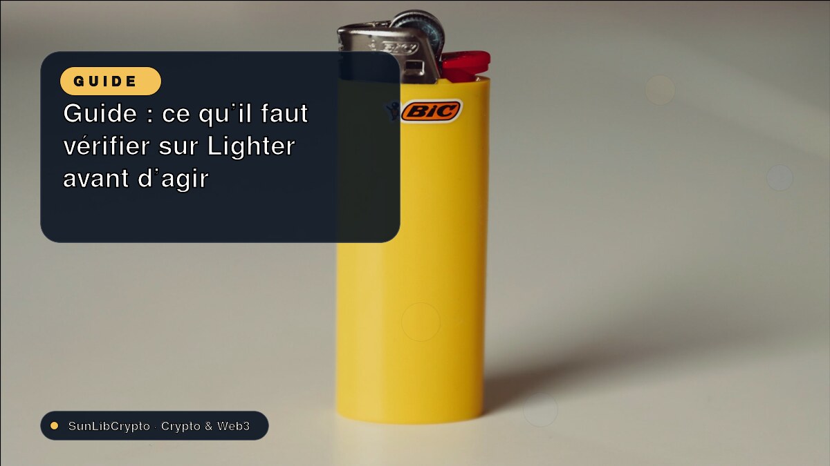 Guide : ce qu’il faut vérifier sur Lighter avant d’agir