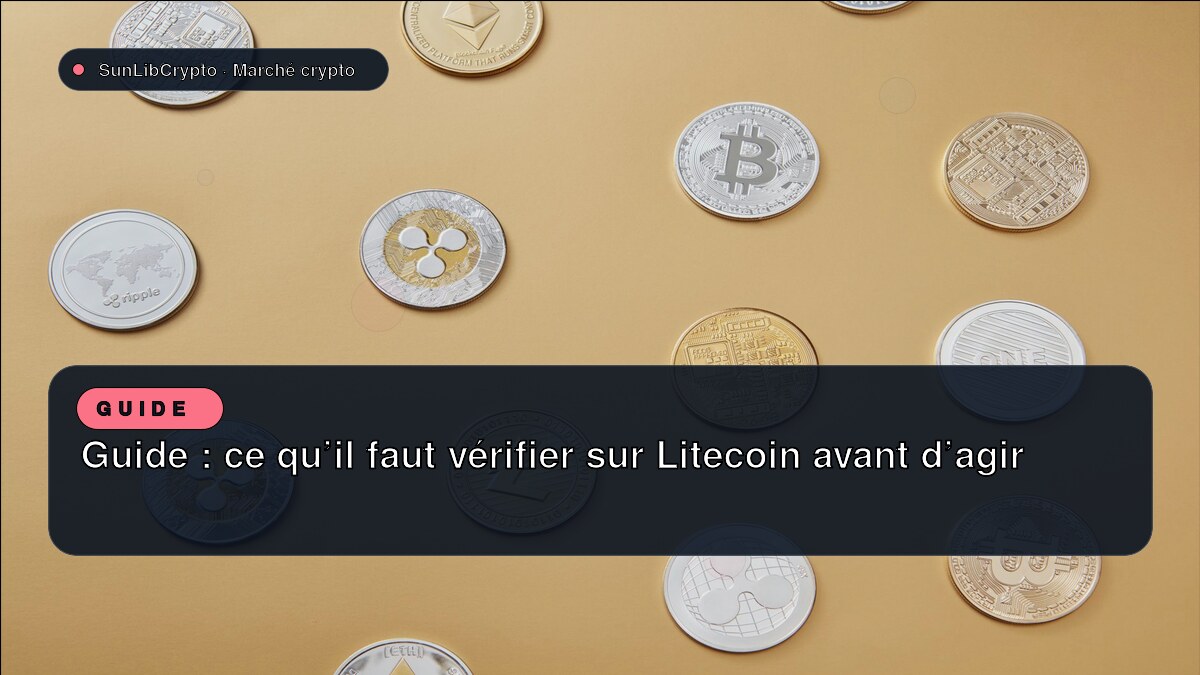 Guide : ce qu’il faut vérifier sur Litecoin avant d’agir