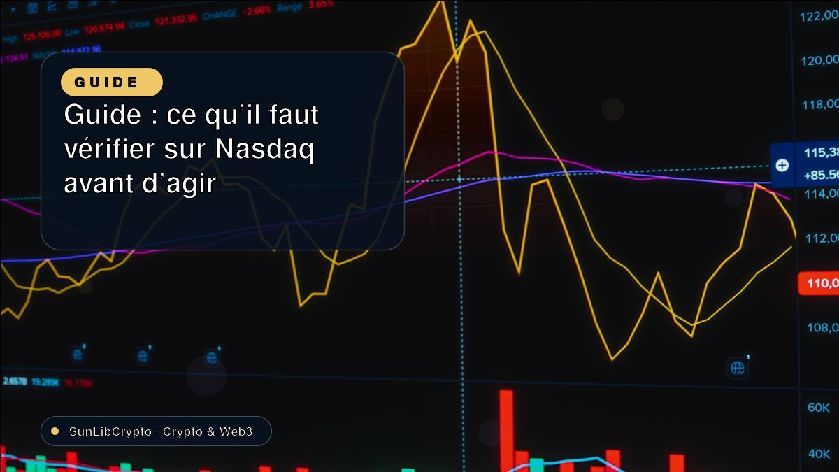 Guide : ce qu’il faut vérifier sur Nasdaq avant d’agir