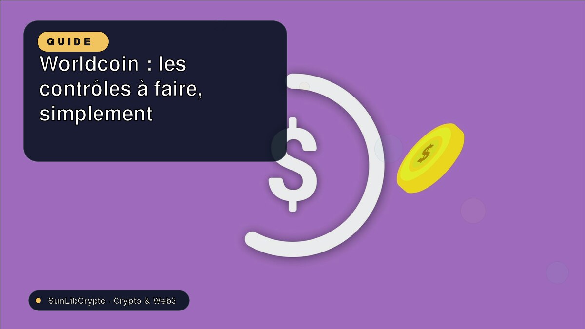 Worldcoin : les contrôles à faire, simplement