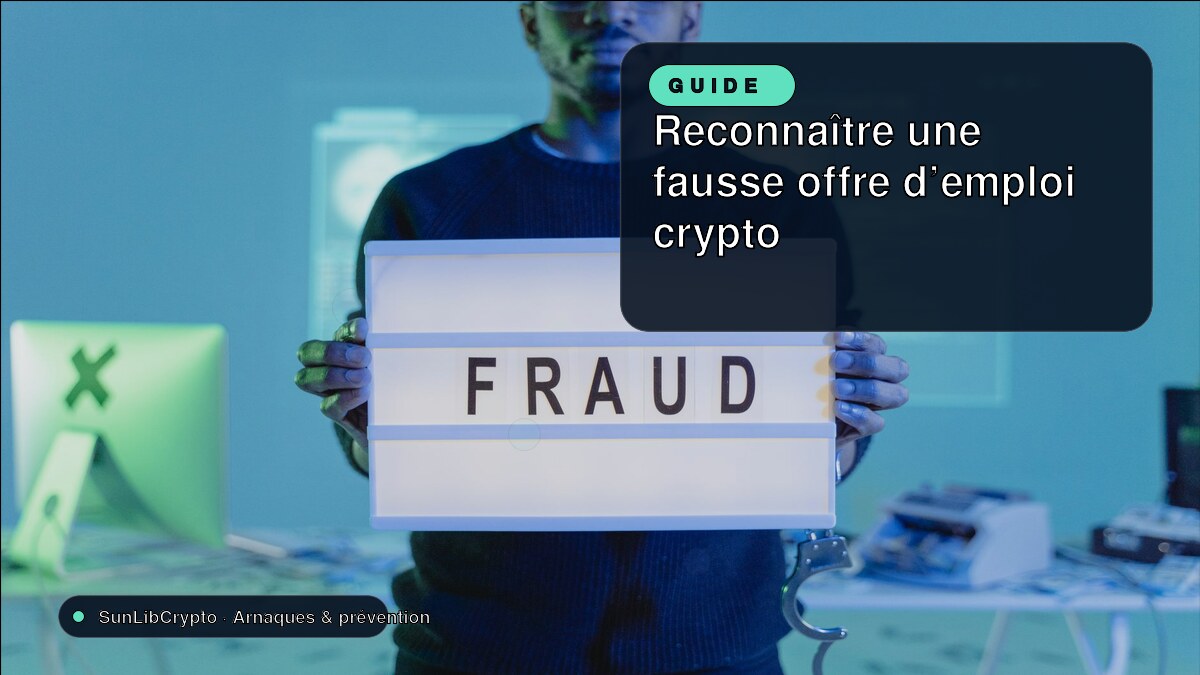 Reconnaître une fausse offre d’emploi crypto