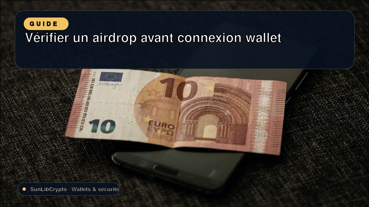 Vérifier un airdrop avant connexion wallet