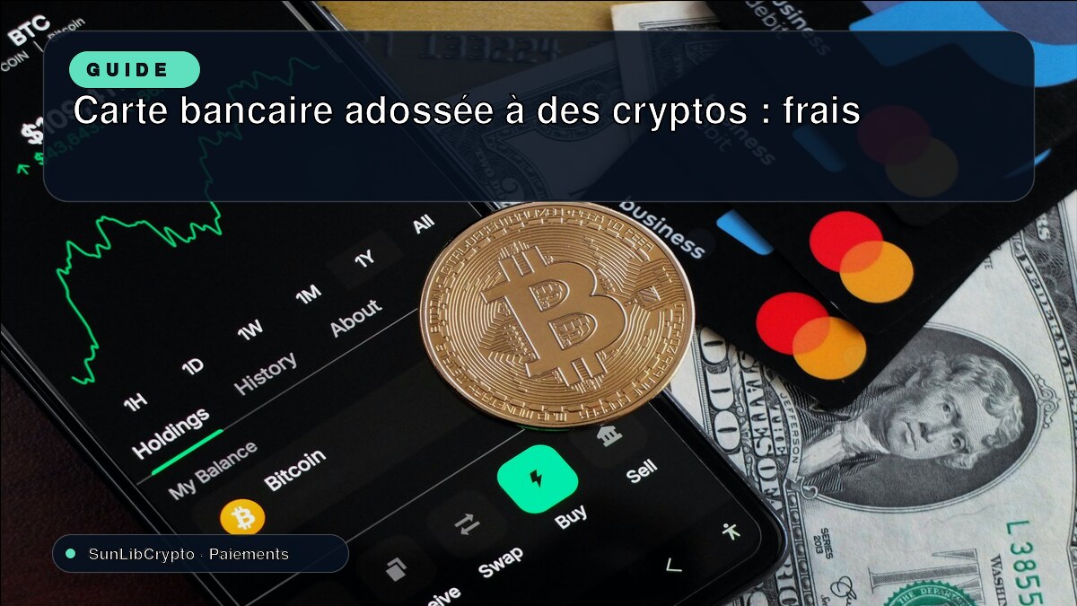 Carte bancaire adossée à des cryptos : frais