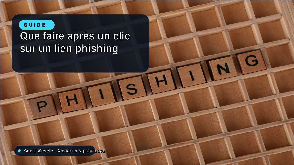 Que faire après un clic sur un lien phishing