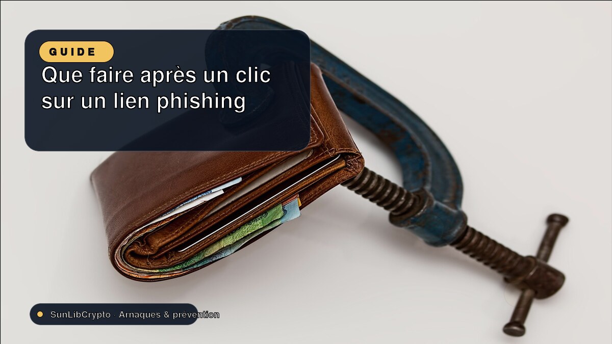 Que faire après un clic sur un lien phishing