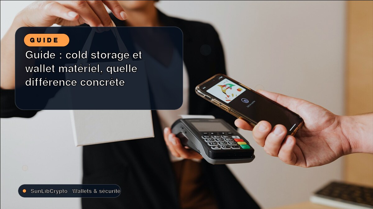Guide : cold storage et wallet matériel, quelle différence concrète