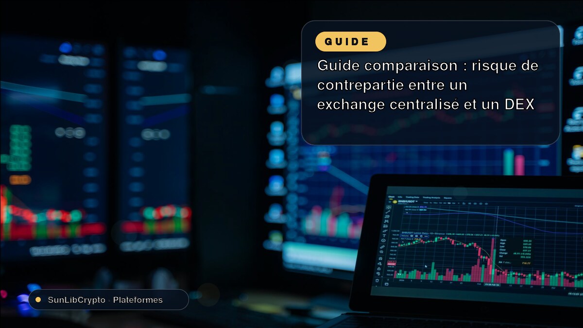 Guide comparaison : risque de contrepartie entre un exchange centralisé et un DEX