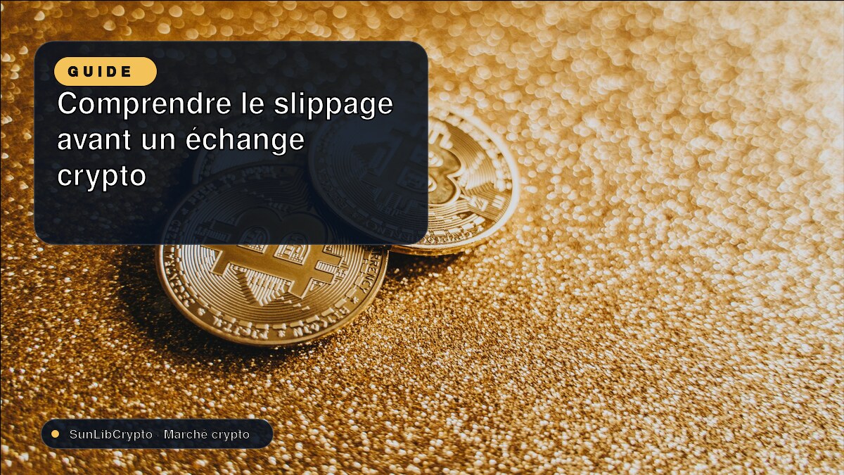 Comprendre le slippage avant un échange crypto