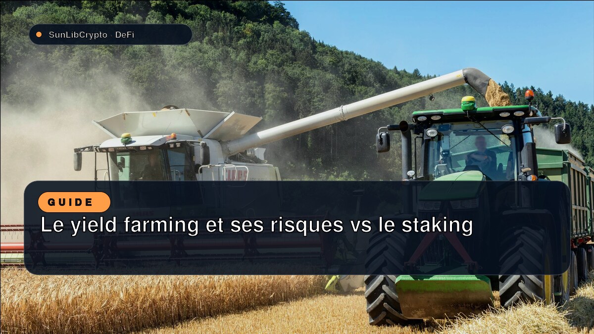Le yield farming et ses risques vs le staking