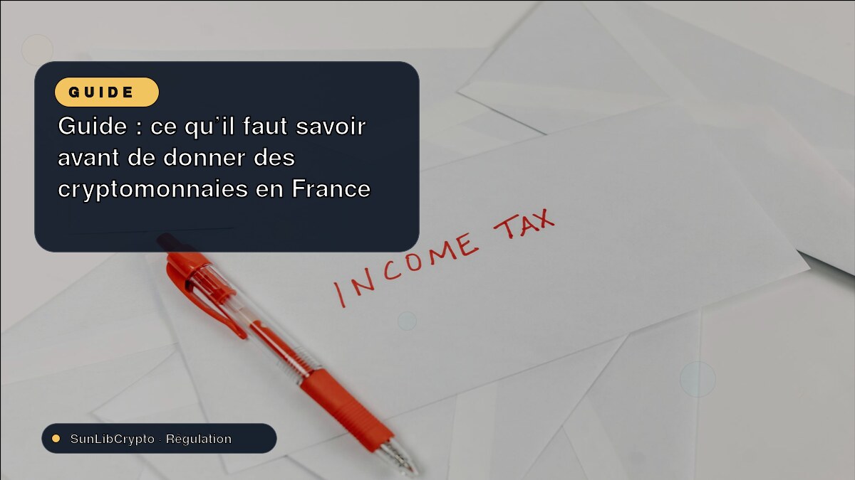 Guide : ce qu’il faut savoir avant de donner des cryptomonnaies en France