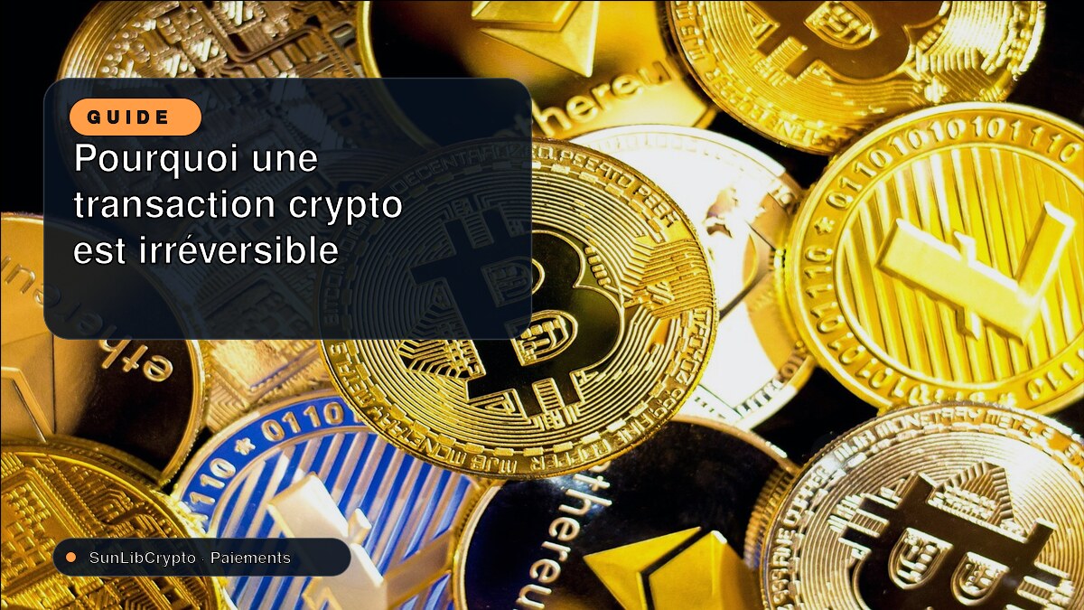 Pourquoi une transaction crypto est irréversible