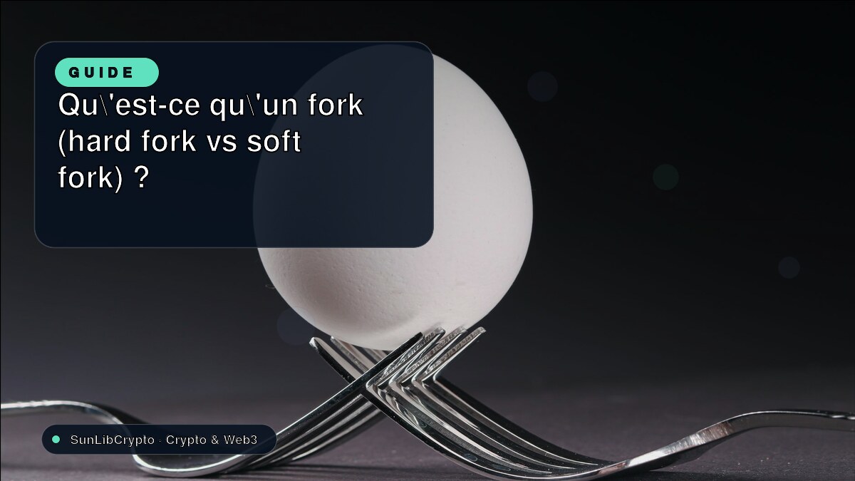 Qu'est-ce qu'un fork (hard fork vs soft fork) ?
