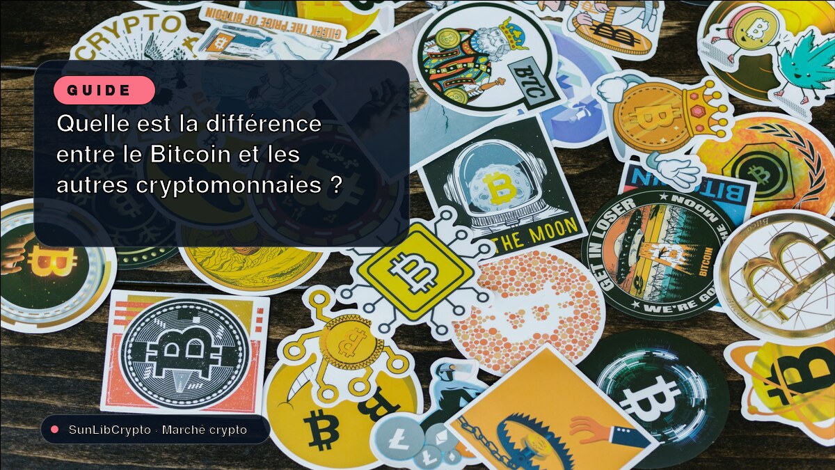 Quelle est la différence entre le Bitcoin et les autres cryptomonnaies ?