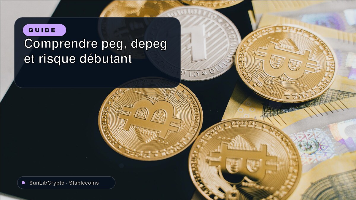 Comprendre peg, depeg et risque débutant