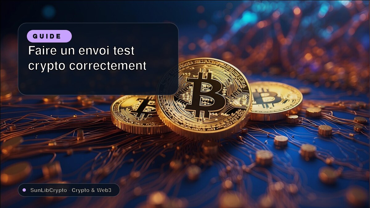 Faire un envoi test crypto correctement