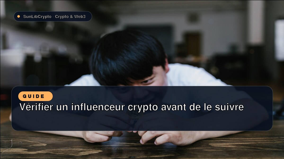 Vérifier un influenceur crypto avant de le suivre