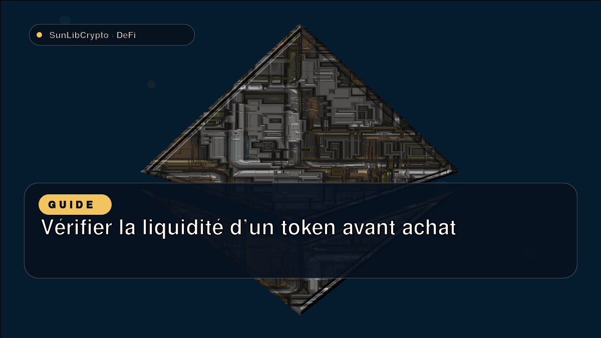 Vérifier la liquidité d’un token avant achat
