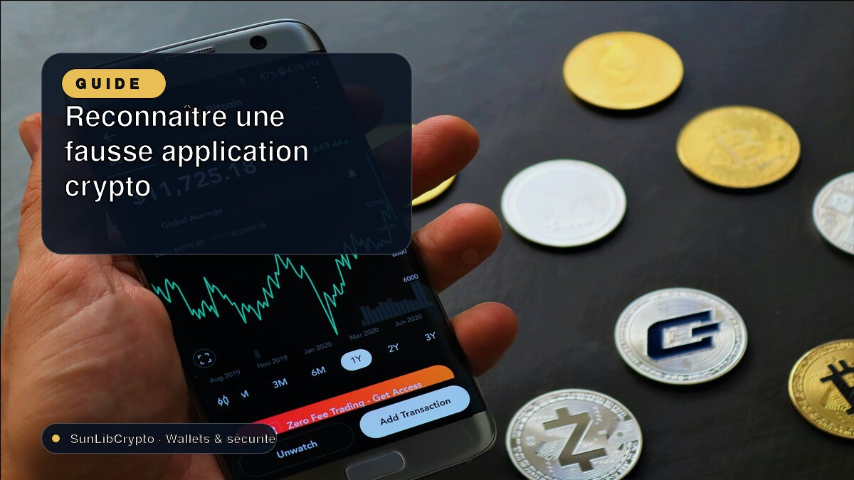 Reconnaître une fausse application crypto