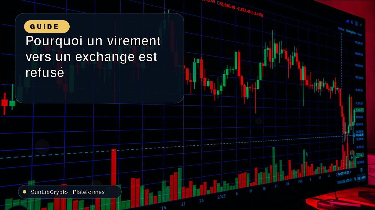 Pourquoi un virement vers un exchange est refusé